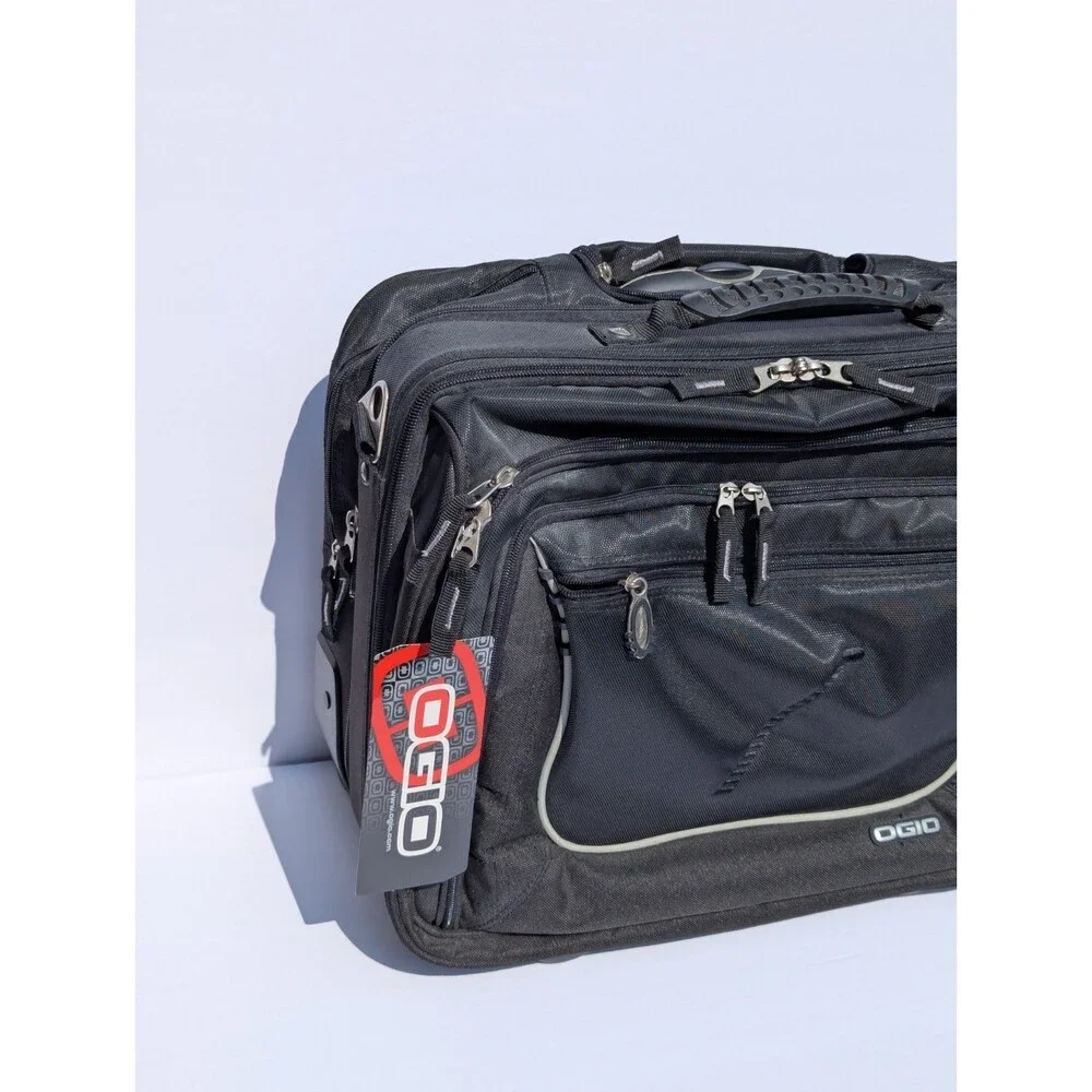 OGIO Tech Executive Wheeled Briefcase Laptop Travel Bag-Black Carry-On 18x14x7